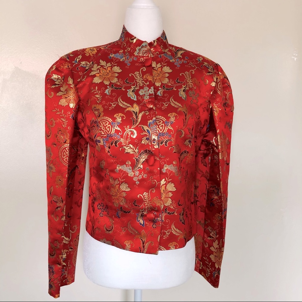 Oriental Print Jacket - image 1